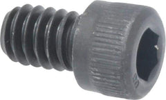 Unbrako - 1/4-20 UNC Hex Socket Drive, Socket Cap Screw - Alloy Steel, Black Oxide Finish, 3/8" Length Under Head - Industrial Tool & Supply