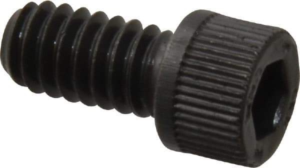 Unbrako - 1/4-20 UNC Hex Socket Drive, Socket Cap Screw - Alloy Steel, Black Oxide Finish, 1/2" Length Under Head - Industrial Tool & Supply