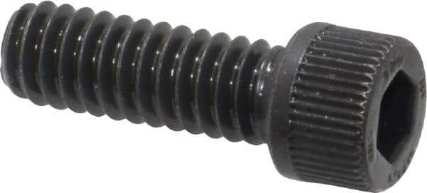 Unbrako - 1/4-20 UNC Hex Socket Drive, Socket Cap Screw - Alloy Steel, Black Oxide Finish, 3/4" Length Under Head - Industrial Tool & Supply
