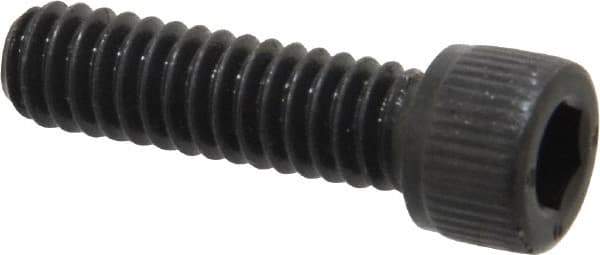Unbrako - 1/4-20 UNC Hex Socket Drive, Socket Cap Screw - Alloy Steel, Black Oxide Finish, 7/8" Length Under Head - Industrial Tool & Supply