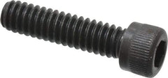 Unbrako - 1/4-20 UNC Hex Socket Drive, Socket Cap Screw - Alloy Steel, Black Oxide Finish, 1" Length Under Head - Industrial Tool & Supply