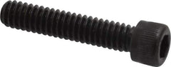 Unbrako - 1/4-20 UNC Hex Socket Drive, Socket Cap Screw - Alloy Steel, Black Oxide Finish, 1-1/4" Length Under Head - Industrial Tool & Supply