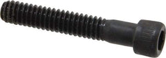 Unbrako - 1/4-20 UNC Hex Socket Drive, Socket Cap Screw - Alloy Steel, Black Oxide Finish, 1-1/2" Length Under Head - Industrial Tool & Supply
