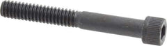 Unbrako - 1/4-20 UNC Hex Socket Drive, Socket Cap Screw - Alloy Steel, Black Oxide Finish, 2" Length Under Head - Industrial Tool & Supply