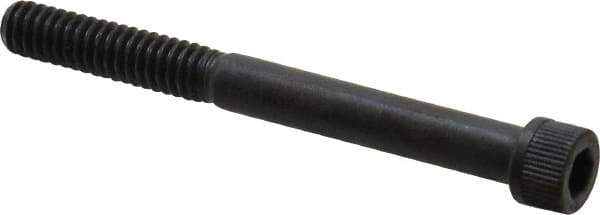 Unbrako - 1/4-20 UNC Hex Socket Drive, Socket Cap Screw - Alloy Steel, Black Oxide Finish, 2-1/2" Length Under Head - Industrial Tool & Supply