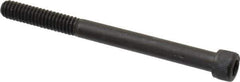 Unbrako - 1/4-20 UNC Hex Socket Drive, Socket Cap Screw - Alloy Steel, Black Oxide Finish, 3" Length Under Head - Industrial Tool & Supply