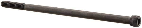 Unbrako - 1/4-20 UNC Hex Socket Drive, Socket Cap Screw - Alloy Steel, Black Oxide Finish, 5" Length Under Head - Industrial Tool & Supply