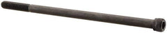 Unbrako - 1/4-20 UNC Hex Socket Drive, Socket Cap Screw - Alloy Steel, Black Oxide Finish, 5" Length Under Head - Industrial Tool & Supply