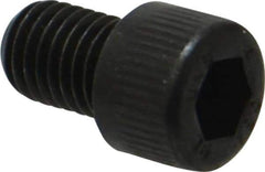 Unbrako - 1/4-28 UNF Hex Socket Drive, Socket Cap Screw - Alloy Steel, Black Oxide Finish, 3/8" Length Under Head - Industrial Tool & Supply