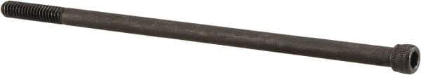Unbrako - 1/4-20 UNC Hex Socket Drive, Socket Cap Screw - Alloy Steel, Black Oxide Finish, 6" Length Under Head - Industrial Tool & Supply