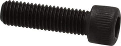 Unbrako - 1/4-28 UNF Hex Socket Drive, Socket Cap Screw - Alloy Steel, Black Oxide Finish, 7/8" Length Under Head - Industrial Tool & Supply