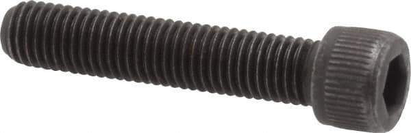 Unbrako - 1/4-28 UNF Hex Socket Drive, Socket Cap Screw - Alloy Steel, Black Oxide Finish, 1-1/4" Length Under Head - Industrial Tool & Supply