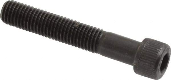 Unbrako - 1/4-28 UNF Hex Socket Drive, Socket Cap Screw - Alloy Steel, Black Oxide Finish, 1-1/2" Length Under Head - Industrial Tool & Supply