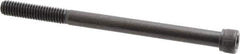 Unbrako - 5/16-18 UNC Hex Socket Drive, Socket Cap Screw - Alloy Steel, Black Oxide Finish, 4-1/2" Length Under Head - Industrial Tool & Supply