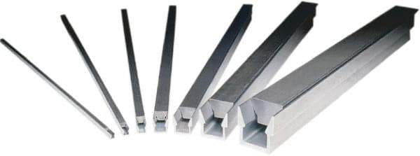 Mitee-Bite - 3/8" Width, Steel, Wedge Clamp Stock - Wedge Shaped - Industrial Tool & Supply