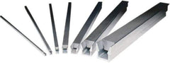 Mitee-Bite - 3/8" Width, Steel, Wedge Clamp Stock - Wedge Shaped - Industrial Tool & Supply