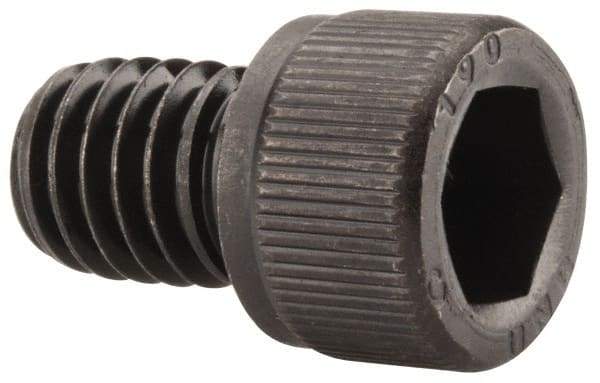 Unbrako - 3/8-16 UNC Hex Socket Drive, Socket Cap Screw - Alloy Steel, Black Oxide Finish, 1/2" Length Under Head - Industrial Tool & Supply