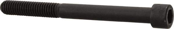 Unbrako - 3/8-16 UNC Hex Socket Drive, Socket Cap Screw - Alloy Steel, Black Oxide Finish, 4" Length Under Head - Industrial Tool & Supply