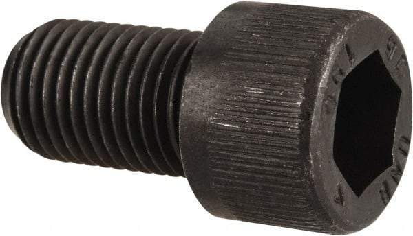 Unbrako - 3/8-24 UNF Hex Socket Drive, Socket Cap Screw - Alloy Steel, Black Oxide Finish, 5/8" Length Under Head - Industrial Tool & Supply
