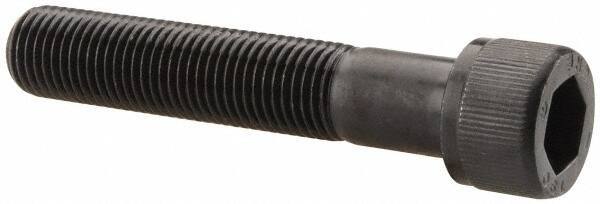 Unbrako - 3/8-24 UNF Hex Socket Drive, Socket Cap Screw - Alloy Steel, Black Oxide Finish, 2" Length Under Head - Industrial Tool & Supply