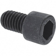 Unbrako - 1/4-20 UNC Hex Socket Drive, Socket Cap Screw - Alloy Steel, Black Oxide Finish, 4-1/2" Length Under Head - Industrial Tool & Supply