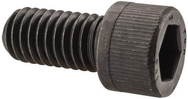 Unbrako - 7/16-14 UNC Hex Socket Drive, Socket Cap Screw - Alloy Steel, Black Oxide Finish, 7/8" Length Under Head - Industrial Tool & Supply