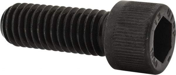 Unbrako - 7/16-14 UNC Hex Socket Drive, Socket Cap Screw - Alloy Steel, Black Oxide Finish, 1-1/4" Length Under Head - Industrial Tool & Supply