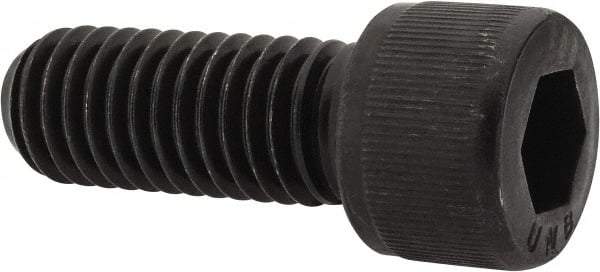 Unbrako - 1/2-13 UNC Hex Socket Drive, Socket Cap Screw - Alloy Steel, Black Oxide Finish, 1-1/4" Length Under Head - Industrial Tool & Supply
