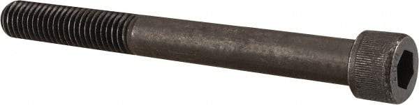 Unbrako - 1/2-13 UNC Hex Socket Drive, Socket Cap Screw - Alloy Steel, Black Oxide Finish, 4-1/2" Length Under Head - Industrial Tool & Supply