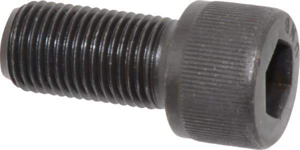 Unbrako - 1/2-20 UNF Hex Socket Drive, Socket Cap Screw - Alloy Steel, Black Oxide Finish, 1" Length Under Head - Industrial Tool & Supply