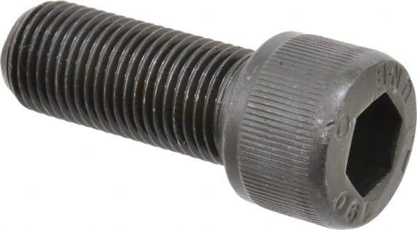 Unbrako - 1/2-20 UNF Hex Socket Drive, Socket Cap Screw - Alloy Steel, Black Oxide Finish, 1-1/4" Length Under Head - Industrial Tool & Supply