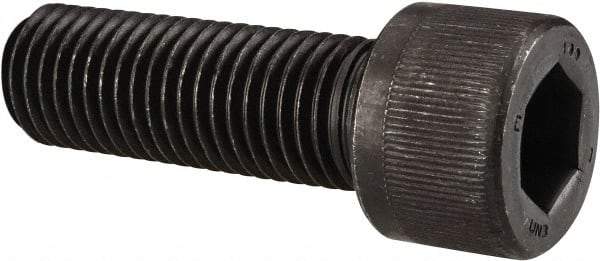 Unbrako - 7/8-9 UNC Hex Socket Drive, Socket Cap Screw - Alloy Steel, Black Oxide Finish, 2" Length Under Head - Industrial Tool & Supply