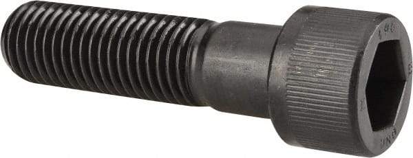 Unbrako - 7/8-9 UNC Hex Socket Drive, Socket Cap Screw - Alloy Steel, Black Oxide Finish, 3-1/4" Length Under Head - Industrial Tool & Supply