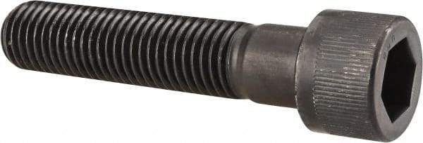 Unbrako - 7/8-9 UNC Hex Socket Drive, Socket Cap Screw - Alloy Steel, Black Oxide Finish, 4" Length Under Head - Industrial Tool & Supply