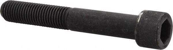 Unbrako - 7/8-9 UNC Hex Socket Drive, Socket Cap Screw - Alloy Steel, Black Oxide Finish, 6" Length Under Head - Industrial Tool & Supply
