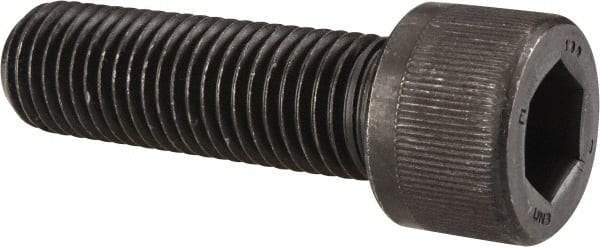 Unbrako - 1-8 UNC Hex Socket Drive, Socket Cap Screw - Alloy Steel, Black Oxide Finish, 3-1/4" Length Under Head - Industrial Tool & Supply