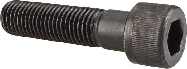 Unbrako - 1-8 UNC Hex Socket Drive, Socket Cap Screw - Alloy Steel, Black Oxide Finish, 4" Length Under Head - Industrial Tool & Supply