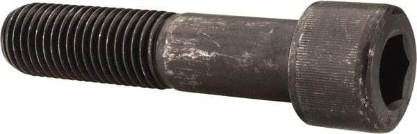 Unbrako - 1-8 UNC Hex Socket Drive, Socket Cap Screw - Alloy Steel, Black Oxide Finish, 4-1/2" Length Under Head - Industrial Tool & Supply