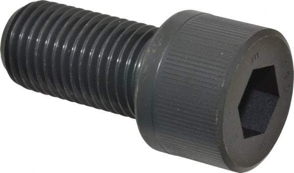 Unbrako - 1-1/4 - 7 UNC Hex Socket Drive, Socket Cap Screw - Alloy Steel, Black Oxide Finish, 2-1/2" Length Under Head - Industrial Tool & Supply