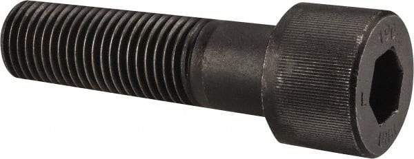 Unbrako - 1-1/4 - 7 UNC Hex Socket Drive, Socket Cap Screw - Alloy Steel, Black Oxide Finish, 4-1/2" Length Under Head - Industrial Tool & Supply