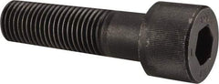 Unbrako - 1-1/4 - 7 UNC Hex Socket Drive, Socket Cap Screw - Alloy Steel, Black Oxide Finish, 4-1/2" Length Under Head - Industrial Tool & Supply