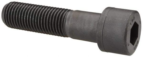 Unbrako - 1-1/4 - 7 UNC Hex Socket Drive, Socket Cap Screw - Alloy Steel, Black Oxide Finish, 5" Length Under Head - Industrial Tool & Supply