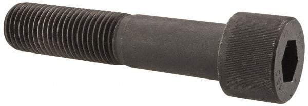 Unbrako - 1-1/4 - 7 UNC Hex Socket Drive, Socket Cap Screw - Alloy Steel, Black Oxide Finish, 6" Length Under Head - Industrial Tool & Supply