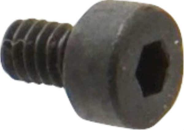 Unbrako - M2x0.40 Metric Coarse Hex Socket Drive, Socket Cap Screw - Grade 12.9 Alloy Steel, Black Oxide Finish, 3mm Length Under Head - Industrial Tool & Supply