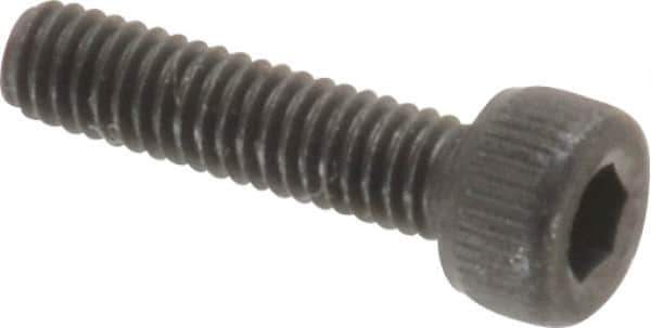 Unbrako - M2.5x0.45 Metric Coarse Hex Socket Drive, Socket Cap Screw - Grade 12.9 Alloy Steel, Black Oxide Finish, 10mm Length Under Head - Industrial Tool & Supply