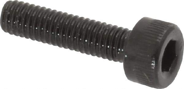 Unbrako - M3x0.50 Metric Coarse Hex Socket Drive, Socket Cap Screw - Grade 12.9 Alloy Steel, Black Oxide Finish, 12mm Length Under Head - Industrial Tool & Supply