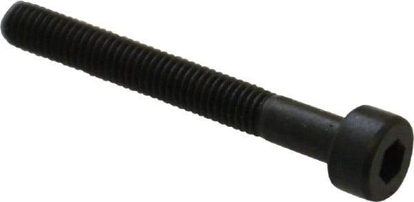 Unbrako - M3x0.50 Metric Coarse Hex Socket Drive, Socket Cap Screw - Grade 12.9 Alloy Steel, Black Oxide Finish, 25mm Length Under Head - Industrial Tool & Supply