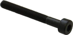 Unbrako - M3x0.50 Metric Coarse Hex Socket Drive, Socket Cap Screw - Grade 12.9 Alloy Steel, Black Oxide Finish, 25mm Length Under Head - Industrial Tool & Supply