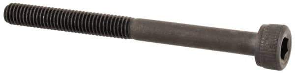 Unbrako - M3x0.50 Metric Coarse Hex Socket Drive, Socket Cap Screw - Grade 12.9 Alloy Steel, Black Oxide Finish, 35mm Length Under Head - Industrial Tool & Supply