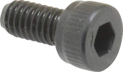 Unbrako - M4x0.70 Metric Coarse Hex Socket Drive, Socket Cap Screw - Grade 12.9 Alloy Steel, Black Oxide Finish, 8mm Length Under Head - Industrial Tool & Supply